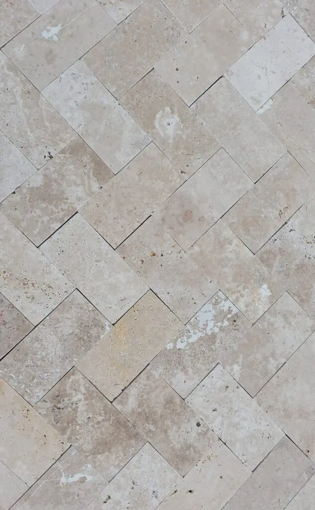 Classic Mix płyta tarasowa 15,25x30,5 cm, grubość 3 cm - naturalny trawertyn