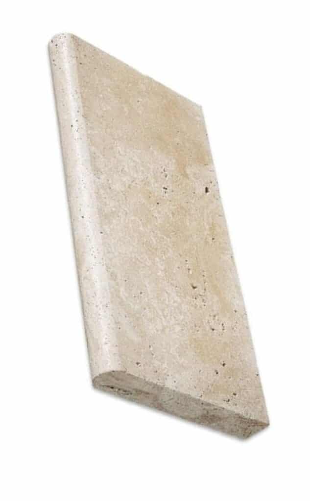 Classic Mix stopień bullnose 61x40,6x1,2x3 - płytka kamienna z zaokrąglonym rantem