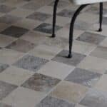 Trawertyn SUPER LIGHT & SILVER PREMIUM szachownica 20,3x20,3x1,2 cm szlifowana