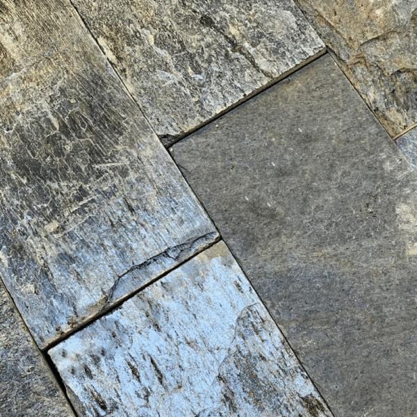 Kwarcyt SILVER SHINE cegiełka 30x10x1-2 cm naturalna