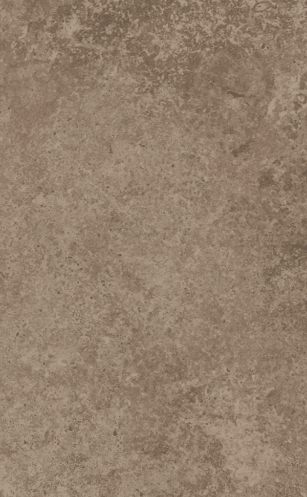 Płytka z trawertynu NOCE w ciepłych odcieniach brązu, format 61x40x1,2 cm, o szlifowanej, matowej powierzchni z widoczną naturalną porowatością i strukturą kamienia.