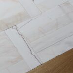 Marmur GLACIER ROSE cegiełka 30,5×7,6×1 cm szlifowana