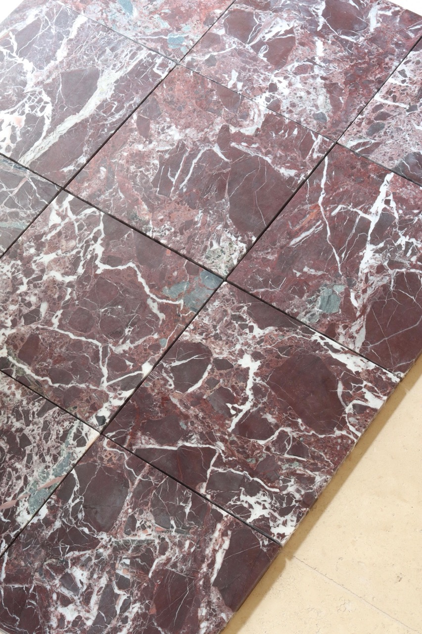 3bfbfaa0-fa9e-4b32-9cb1-6707877b68fa 2 Duży Marmur ROSSO LEVANTO płytki 20,3×20,3×1 cm szlifowane - obrazek 1